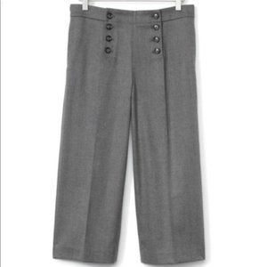 5/$25 Banana Republic Gray Sailor Culottes
